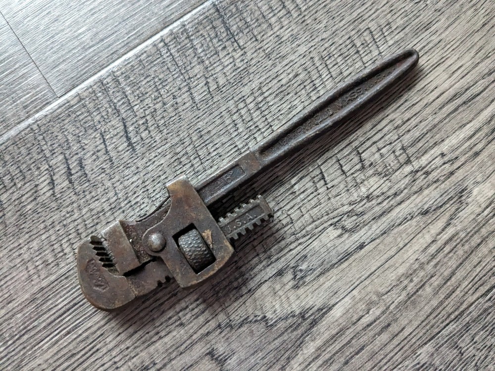 Vintage G. T. D. Corp'n 6" Adjustable Wrench