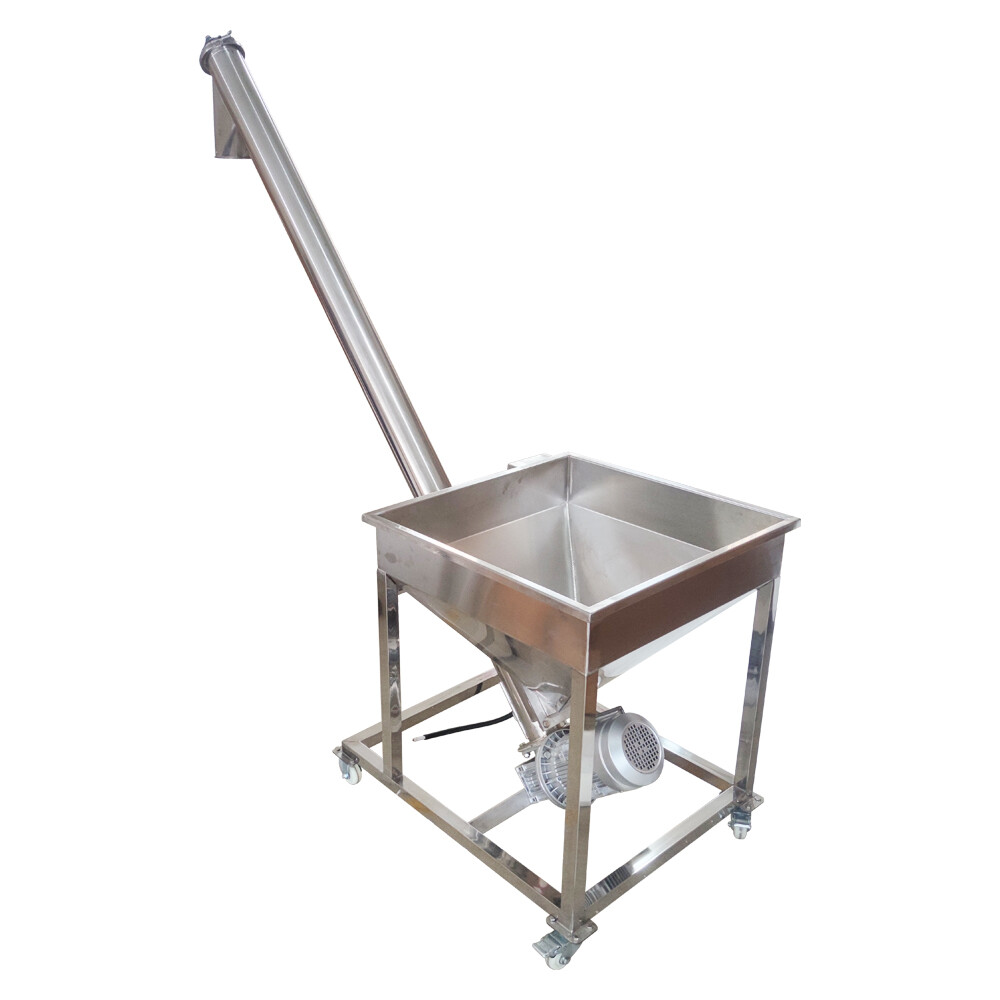 Automatic Screw Elevator Particle Spiral Feeding Machine Stainless Steel