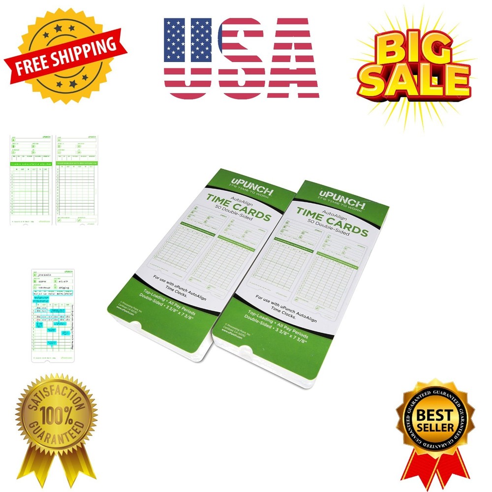 100 Time Cards for HN3000