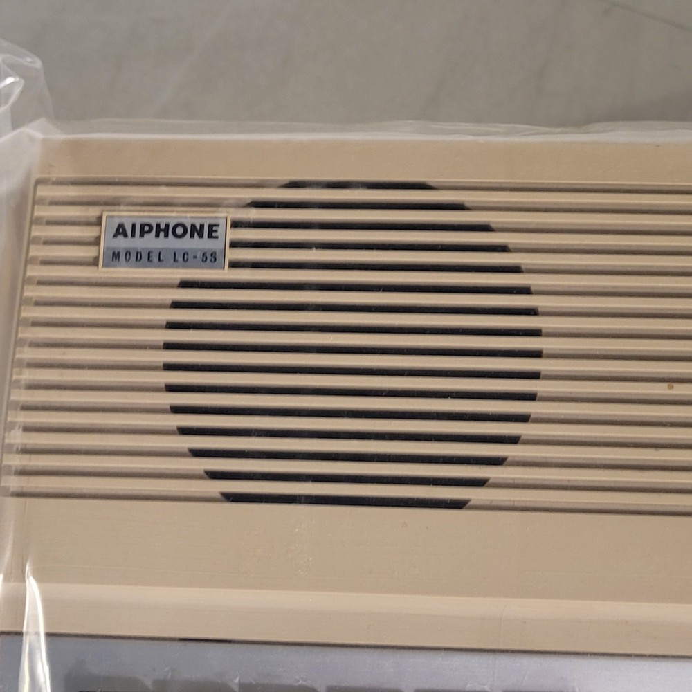 Vintage Aiphone LC-5S Loudspeaker Intercom System Microphone Transistor Speaker