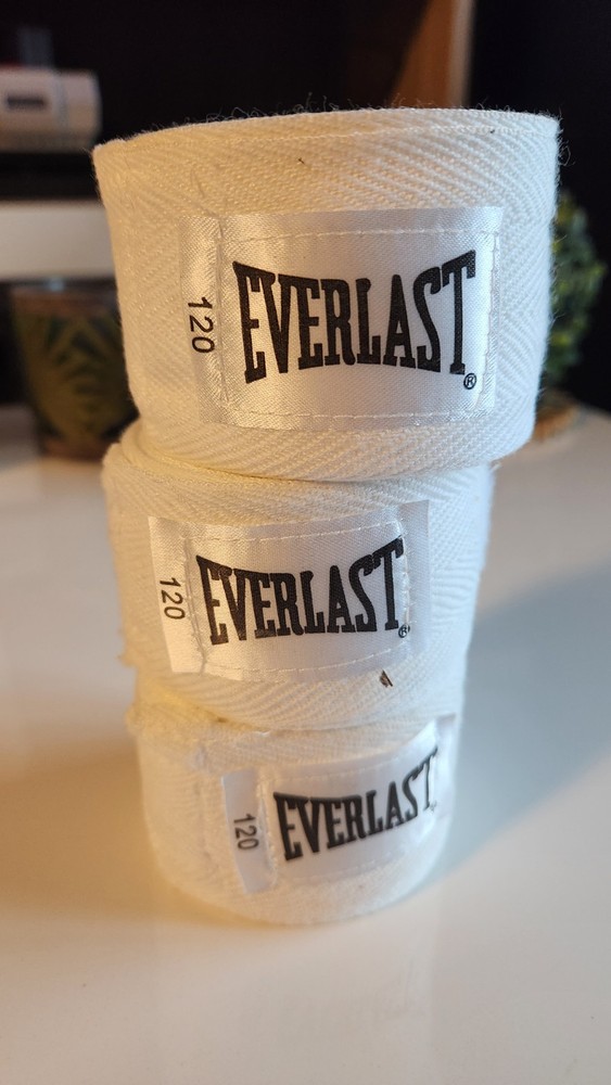 Boxing Hand Wraps 120 White x 3