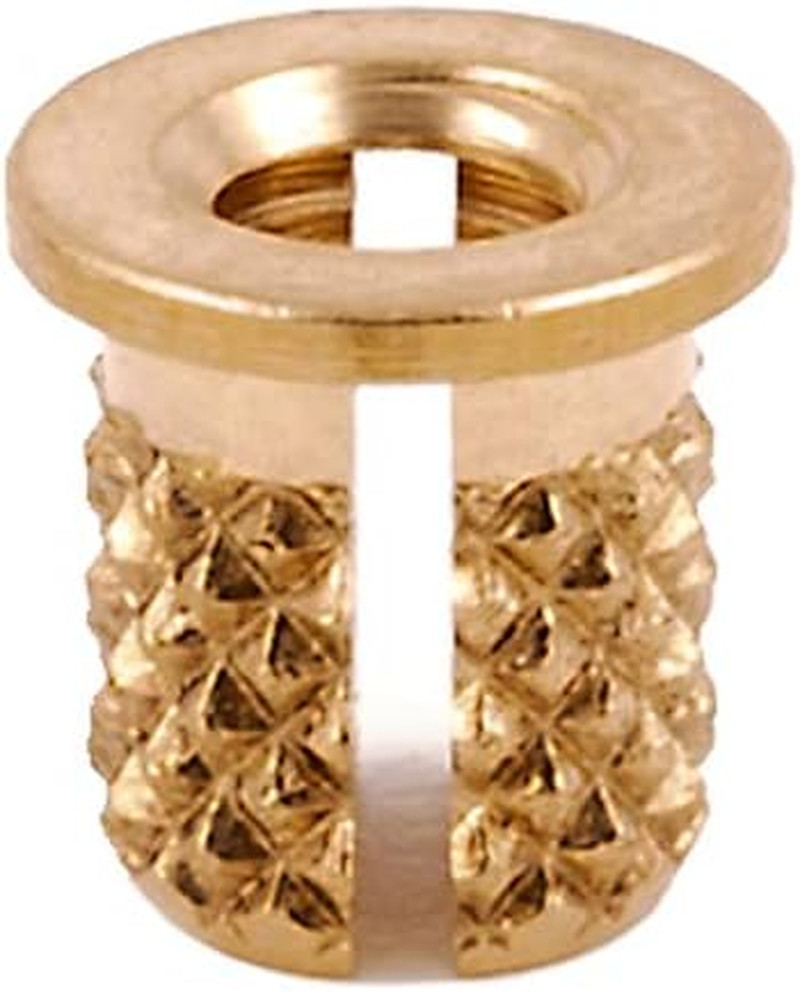 Threaded Insert for Plastic Flanged Brass Thread Inserts 4-40 Pack of 50