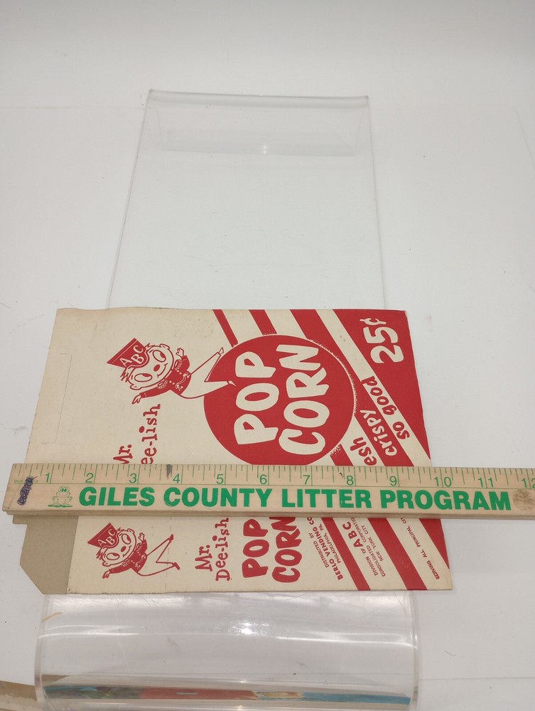 Vintage "Dee-Lish Pop Corn" Popcorn Box Unused