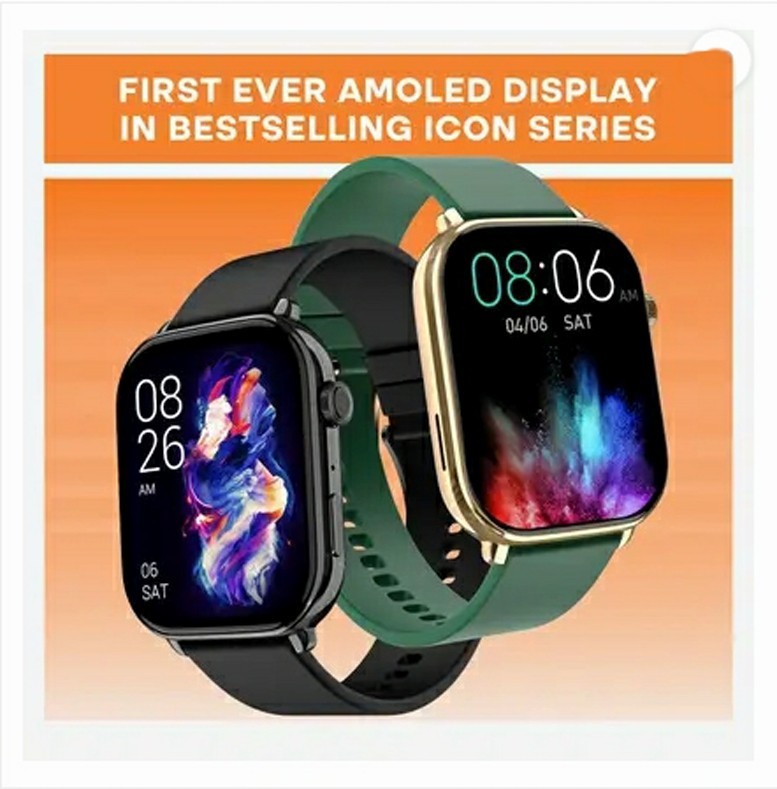 Smartwatch Noise Icon4 1.8'' Amoled Display Bluetooth Calling AI Voice Assistant