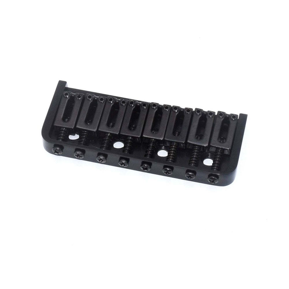KD By AxLabs 8-String Hardtail Bridge - 4-Screw - Black