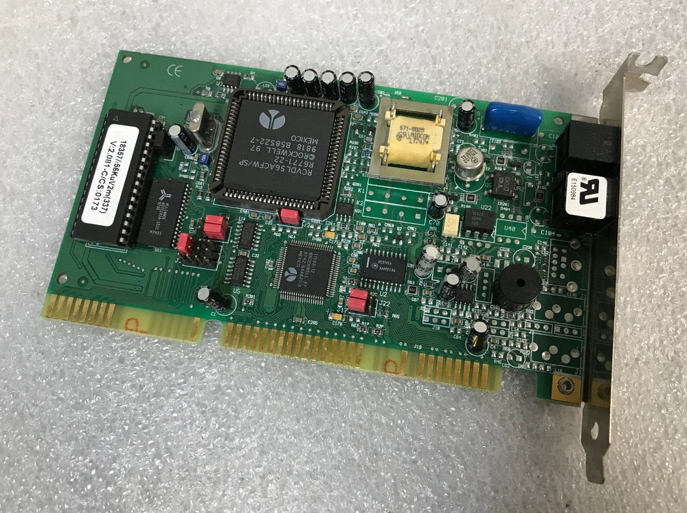 Fax Modem Model 2919 Card 56K
