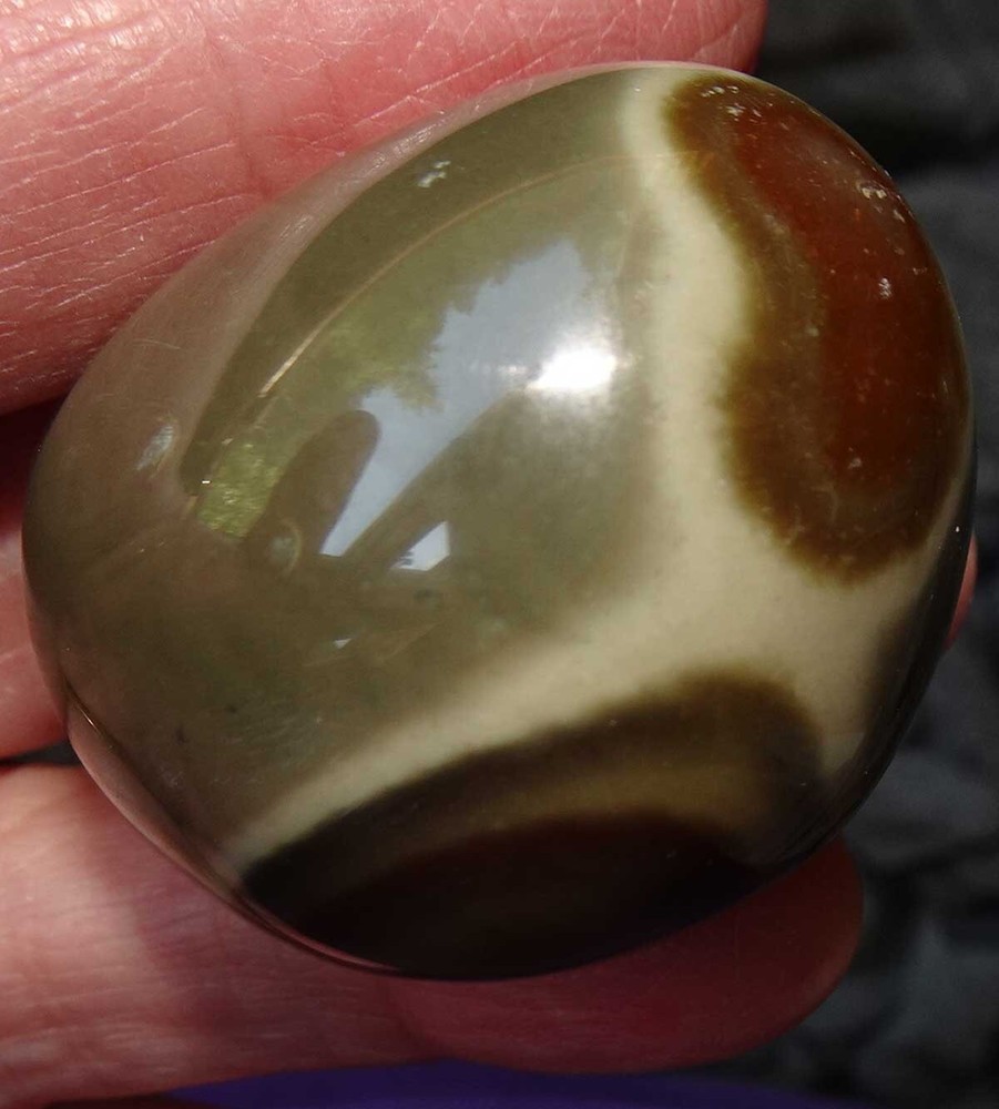 Polychrome Jasper - 3 Polished Pebbles - Madagascar sc749g