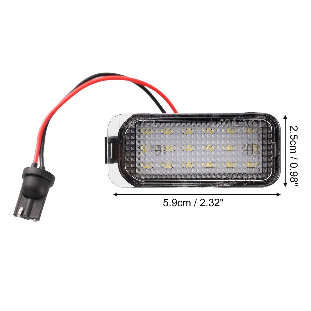 2pcs LED License Plate Light Car Number Lamp Replacement White Light for Ford...