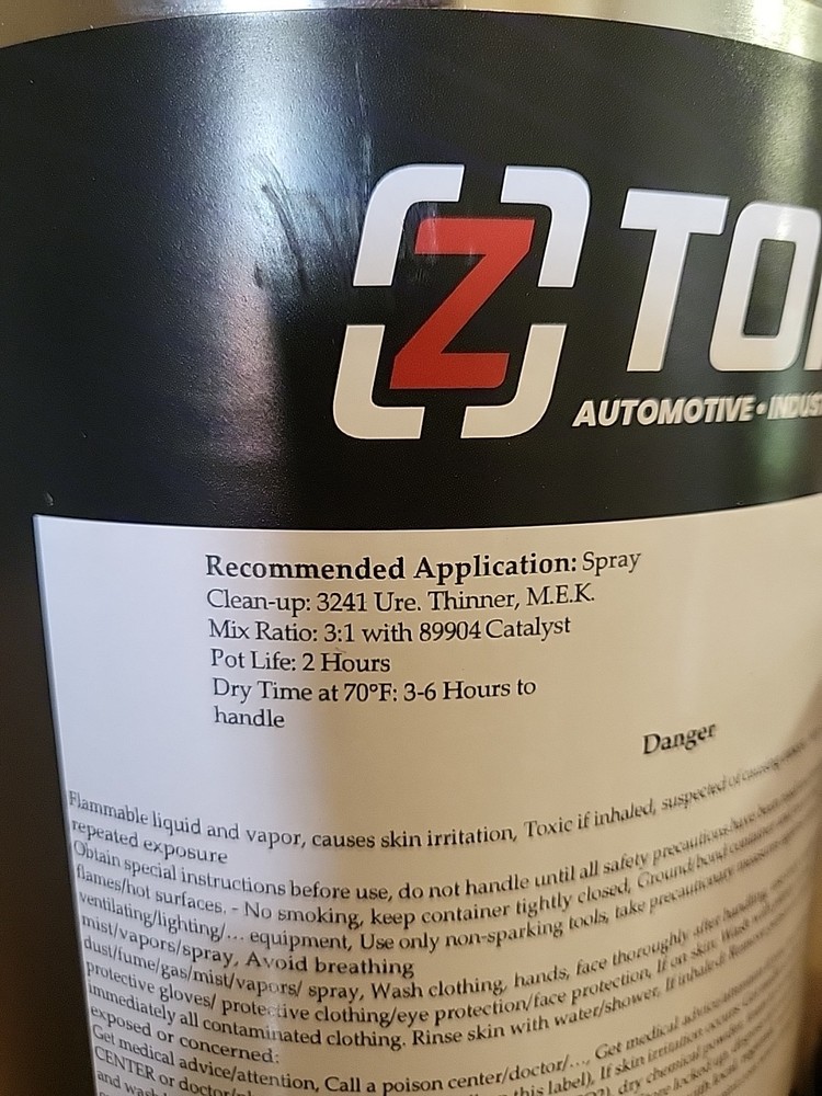 Spray Urethane Clear Coat 1 Gallon Kit