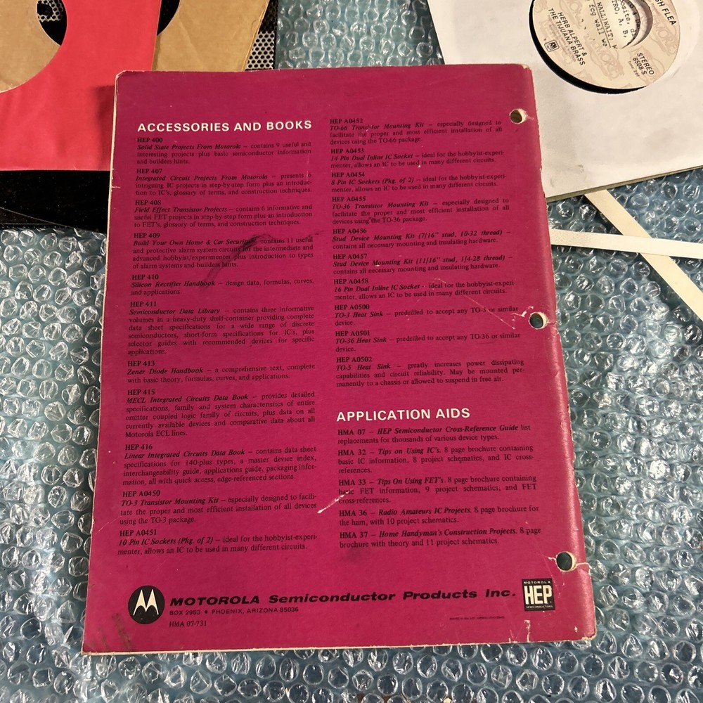 Motorola Cross Reference Semiconductor 1973 Hep Catalogue Guide