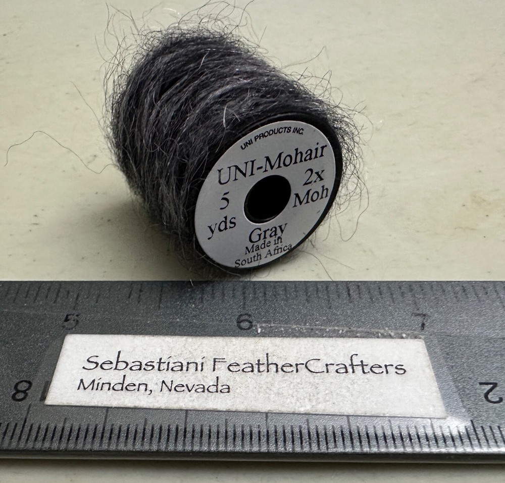 Uni Mohair 5 Yard Spool Gray