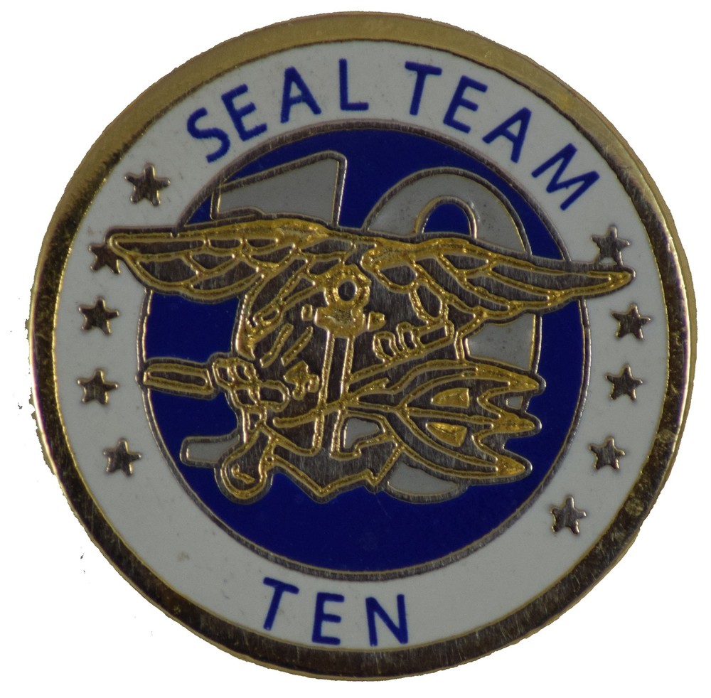 SEAL TEAM 10 HAT PIN
