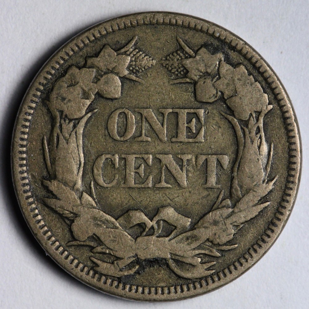 1857 Flying Eagle Cent Penny VF E102 VOEM