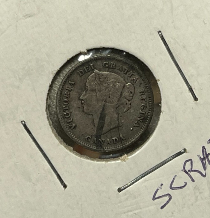 1899 Canada 5 Cents Coin