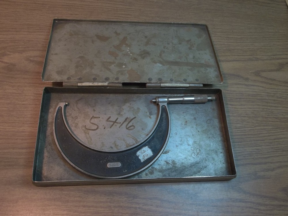 STARRETT TOOLS No. 226 OUTSIDE MICROMETER 5"-6"