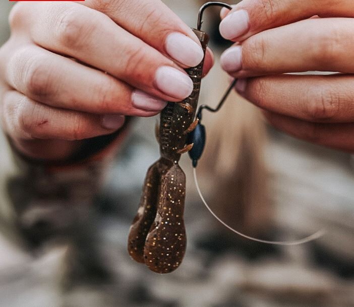 Crush City Bronco Bug 4" Black Red Flake - 6pk