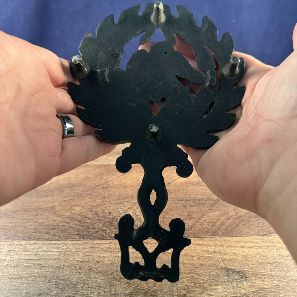 Vintage Eagle Design Footed Trivet