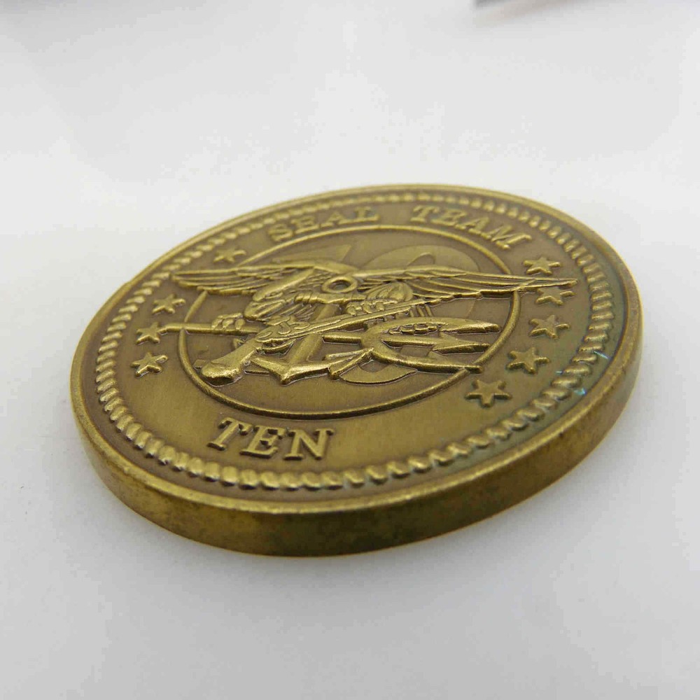 TEN SEAL TEAM CHALLENGE COIN