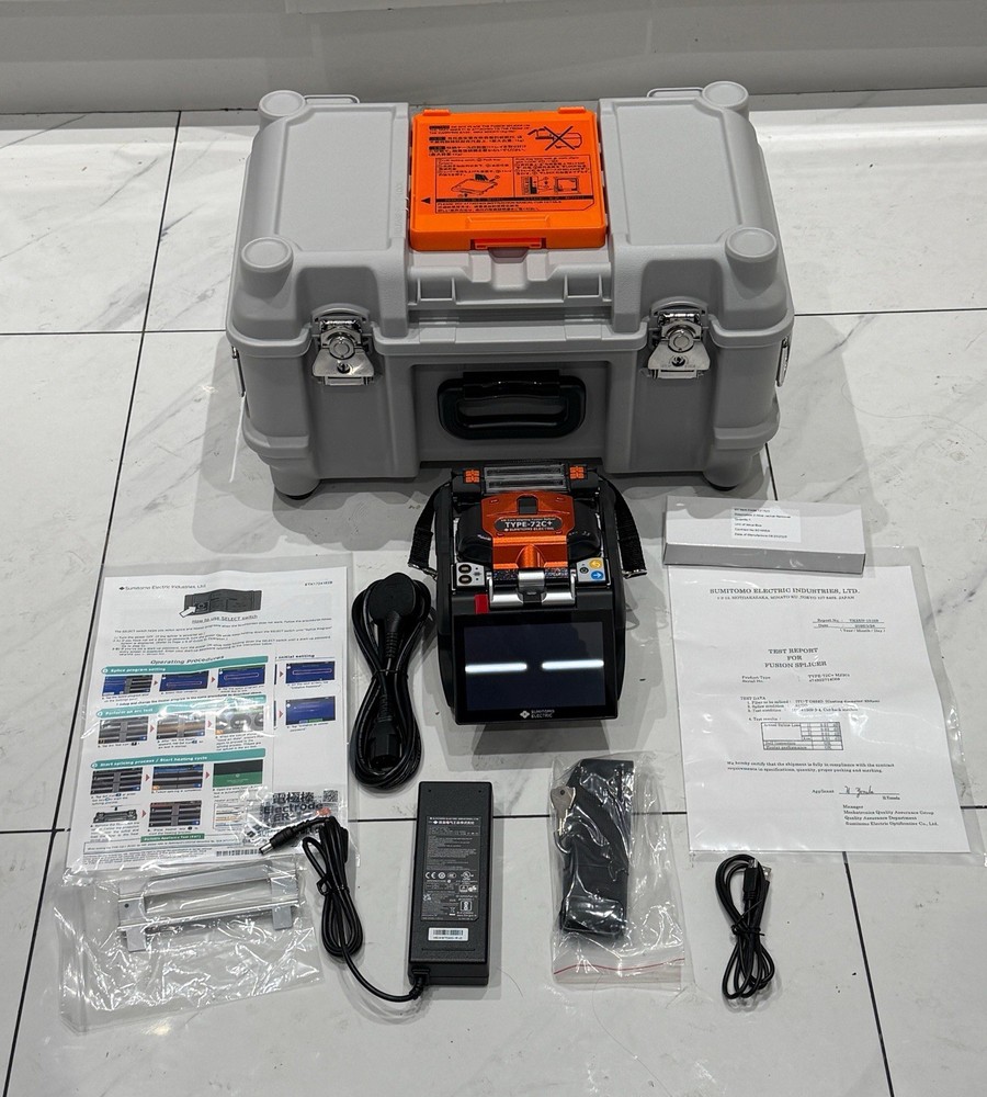 Sumitomo TYPE72C+ High Definition Aligning Splicer Complete Kit 50 Arcs