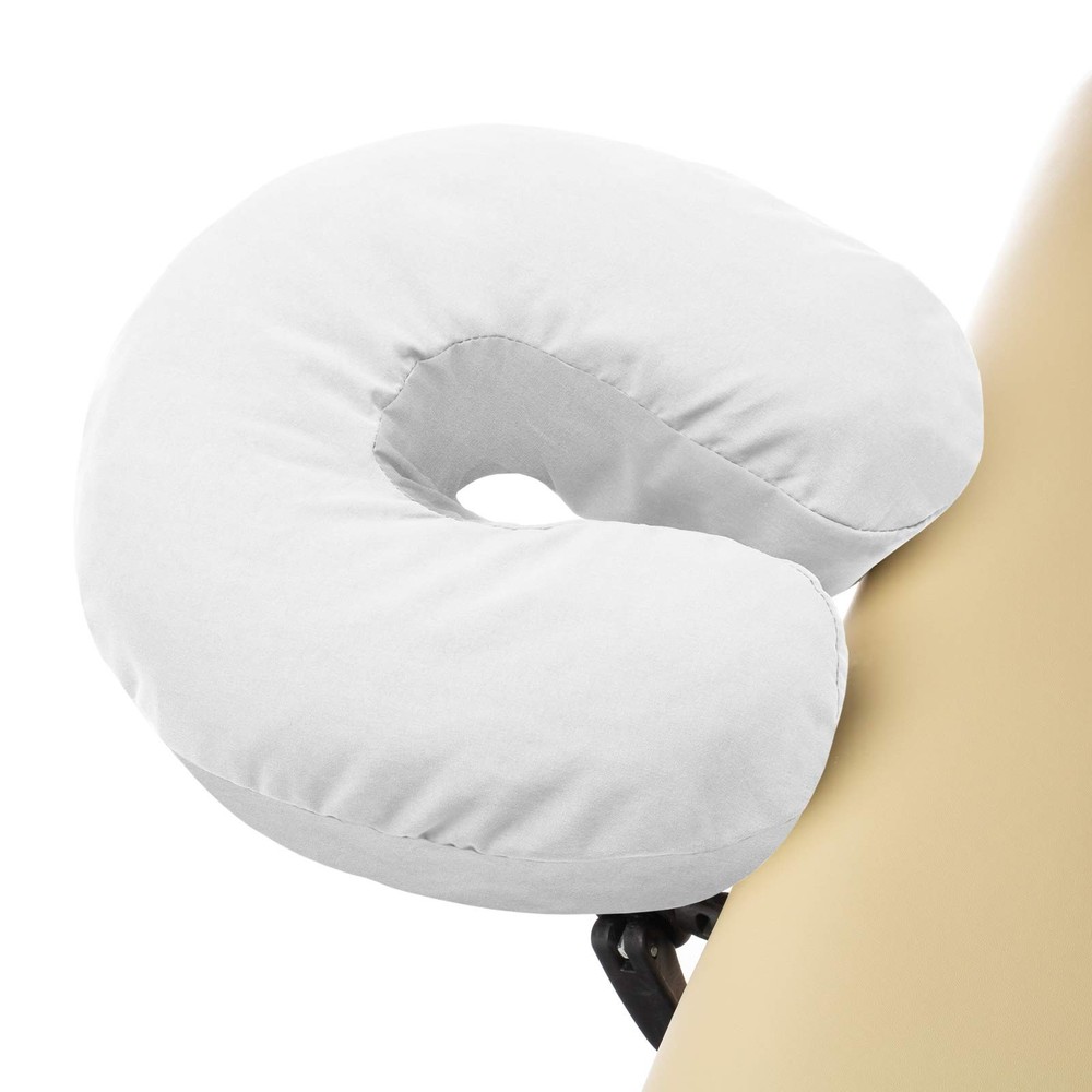 4-Pack Premium Microfiber Face Cradle Covers - Ultra Soft Fitted Massage Tabl...
