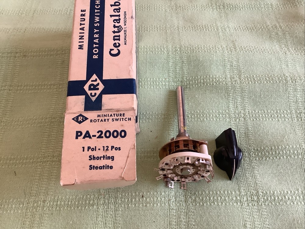 Centralab PA-2000 1 Pole 12 Position Shorting Switch