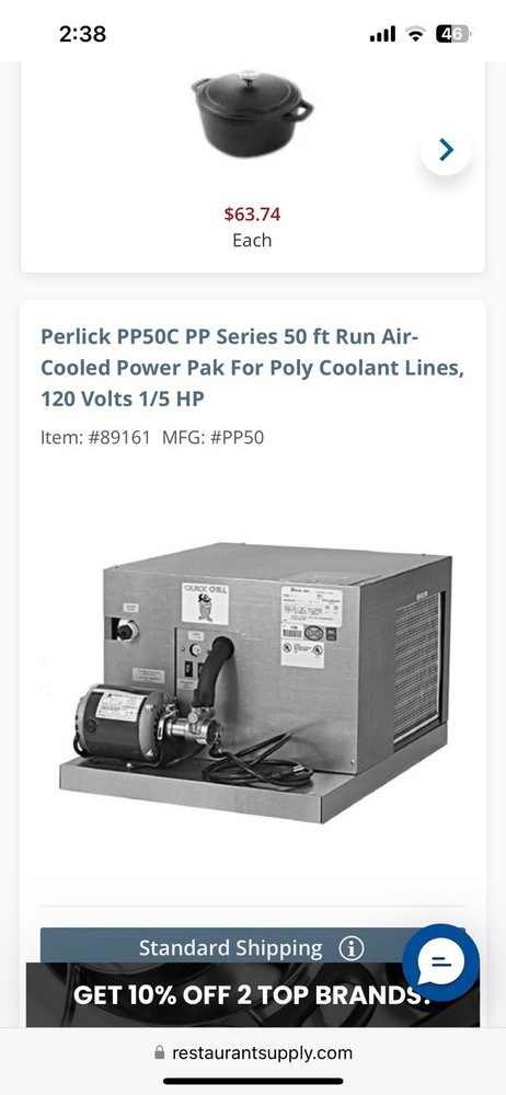 Perlick Glycol Alcohol Filtration System