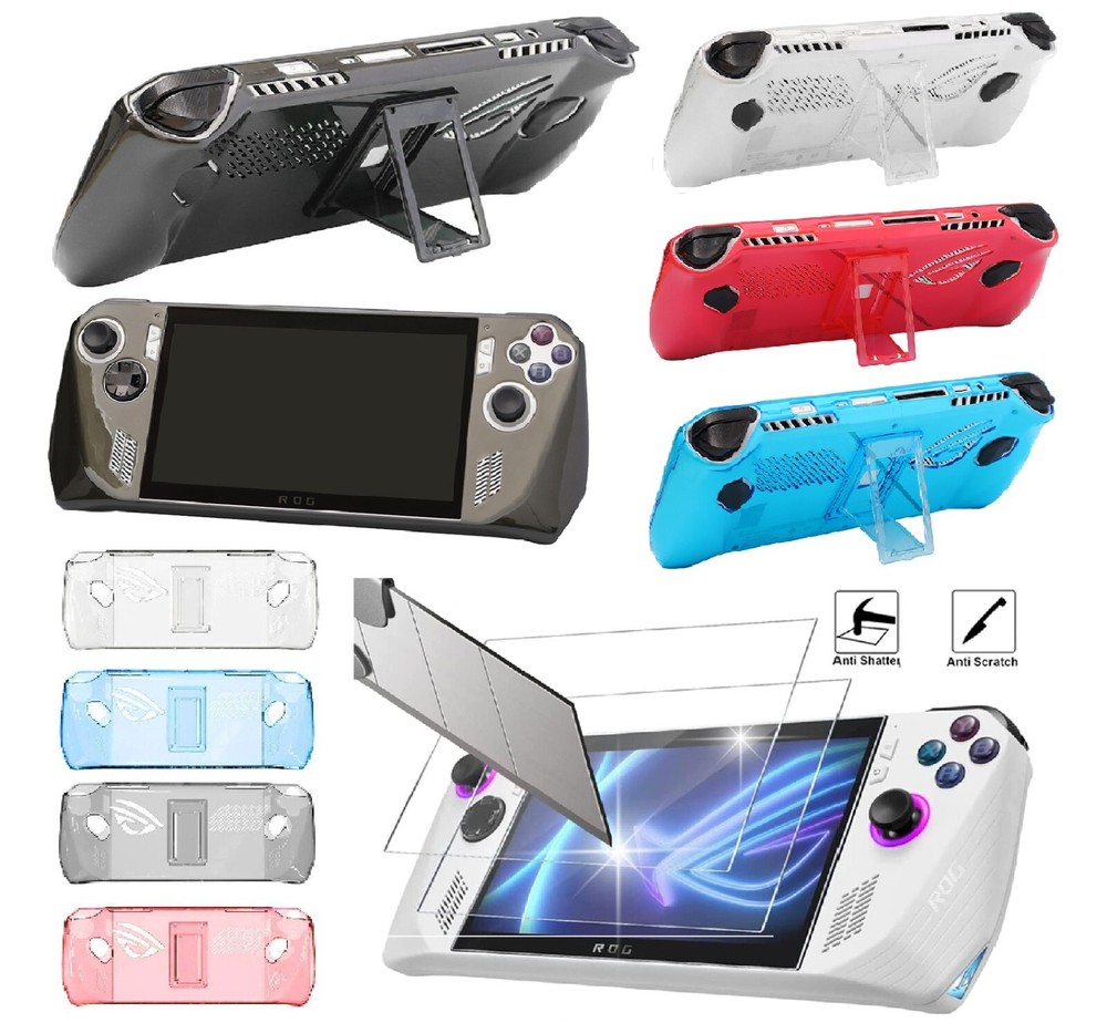 Protective Kickstand Case/ Glass Screen Protector Saver for ROG Ally Accessories