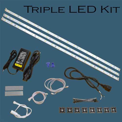 LED Vending Machine Lighting Kit - 3 Super Bright Strips