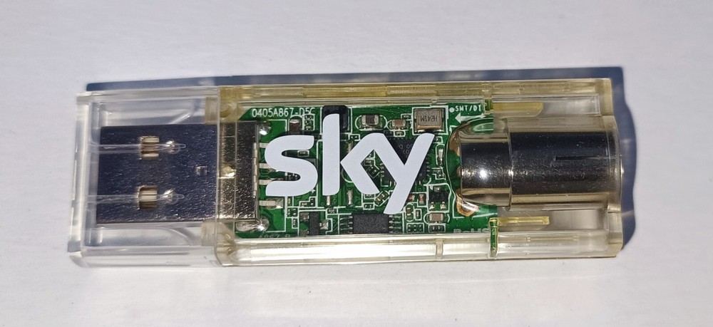 SKY DIGITAL USB KEY + MANUAL A867 DVB-T DIGITAL TERRESTRIAL DECODER WORKING