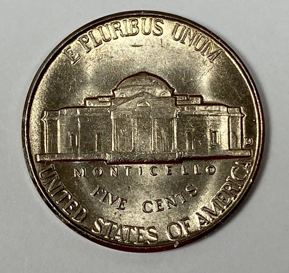 1947-D Jefferson Nickel Uncirculated