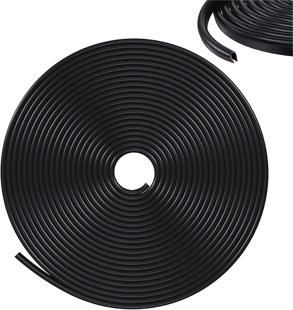 32Ft Car Door Edge Guards U-Shape Rubber Seal Protector with Double Sided Tape