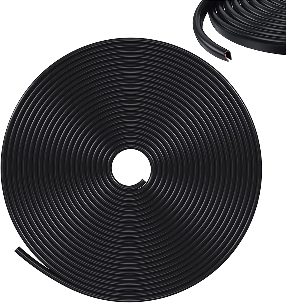 32Ft Car Door Edge Guards U-Shape Rubber Seal Protector with Double Sided Tape