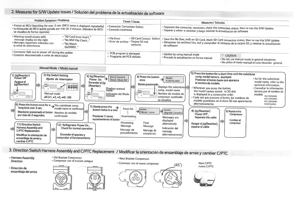 New Genuine OEM LG Refrigerator Software Rewriter CJT30000002