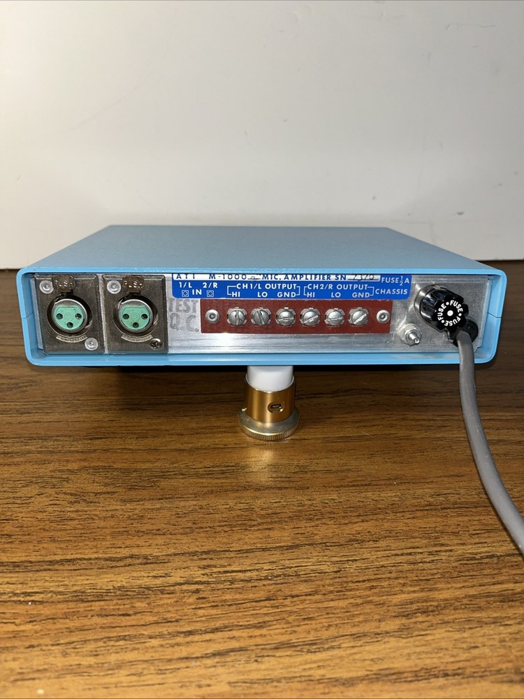 ATI MicroAmp Series M-1000 Precision Dual Microphone Preamplifier