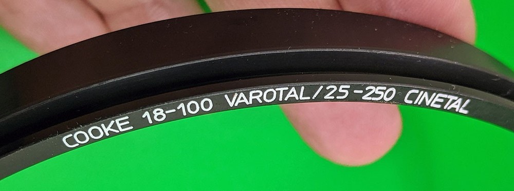 Cooke Variable Primes Ring, 18-100 Varotal/25-250 Cinetal