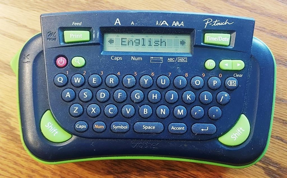 Brother PT-80 P-touch label maker tested works O