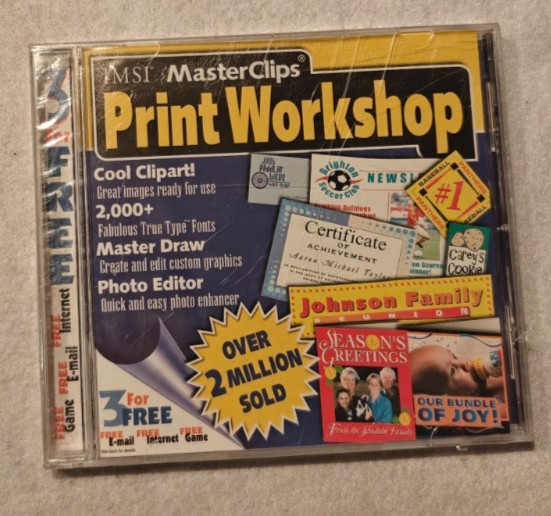 IMSI MasterClips Print Workshop, NEW