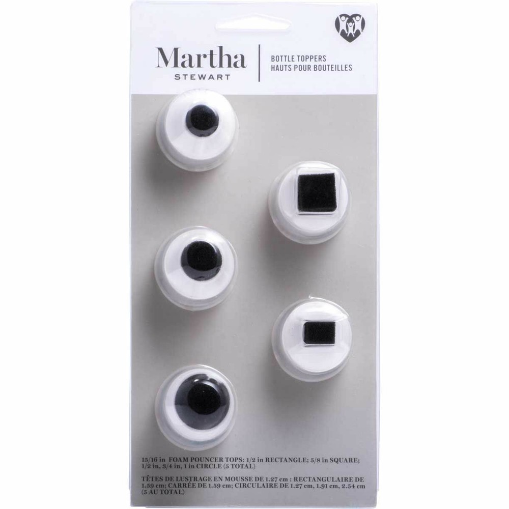 MARTHA STEWART BOTTLE TOPPERS