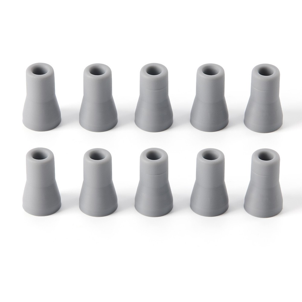 10Pcs AZDENT Dental Saliva Ejector Weak Suction Rubber Snap Tip Replacement