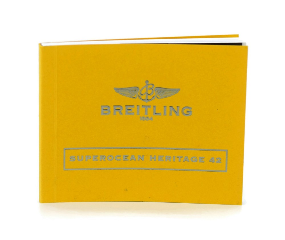 Breitling Superocean Heritage 42 Booklet Manual
