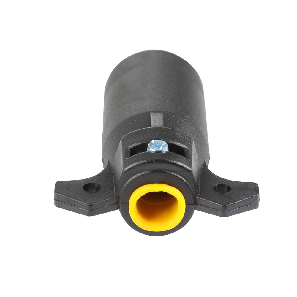 7 Way Round RV Style Trailer Light Plug Connector Replacement Blade Pin Adapter