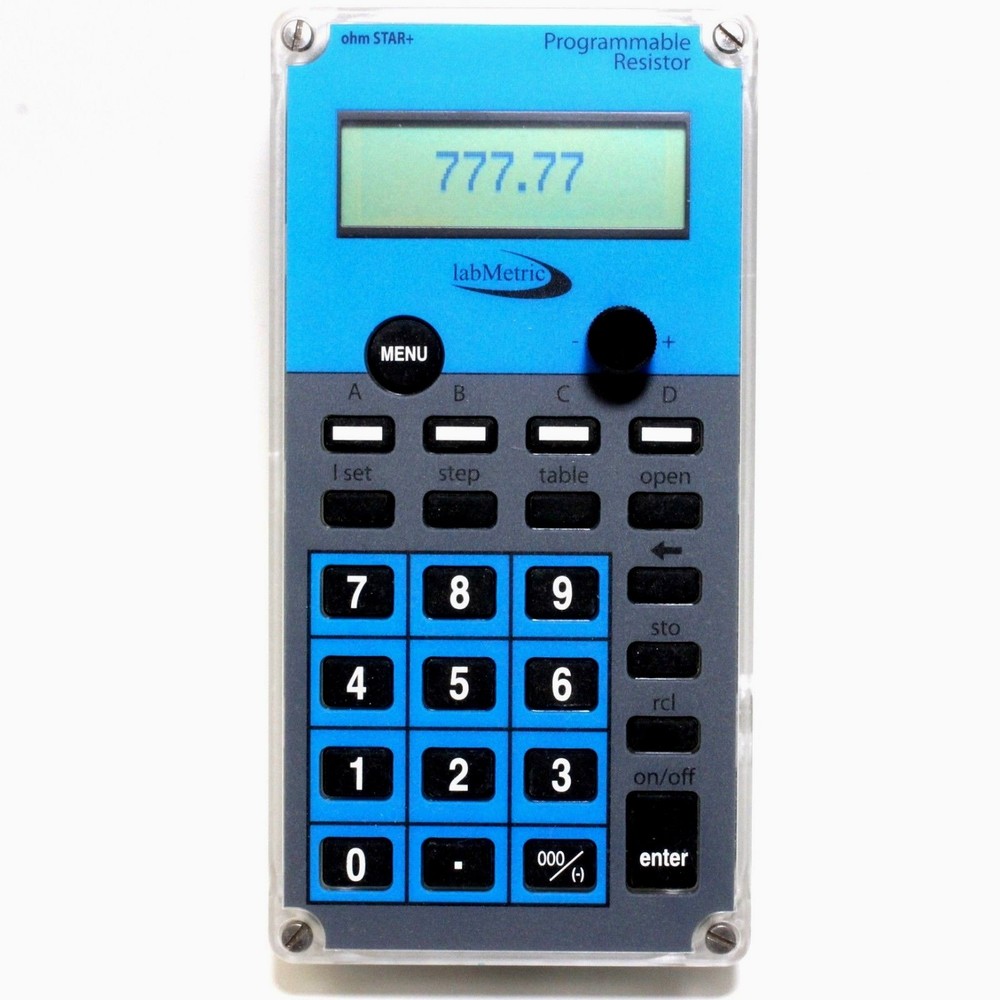 OhmStar -SMART Resistance Substitution Box, Programmable Ohm Source, MADE in USA