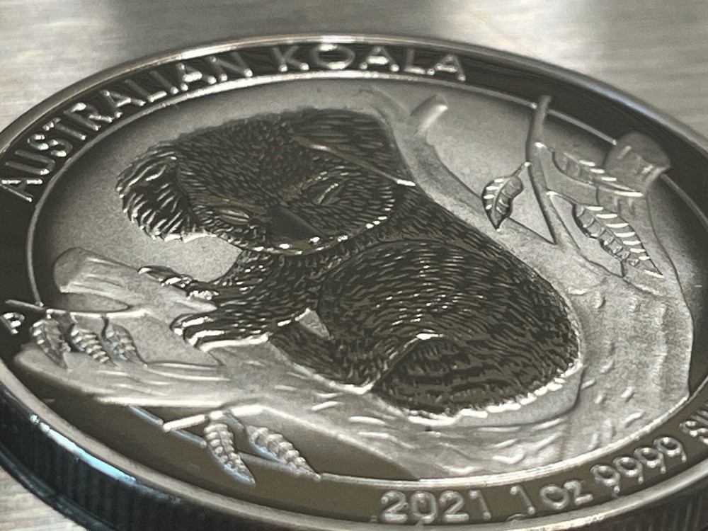 2021 Australian Koala Silver plated Coin