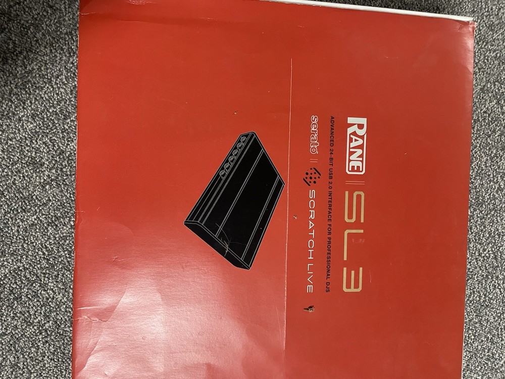 Rane SL3 Serato Scratch Live 24-Bit USB 2.0 Interface, Black