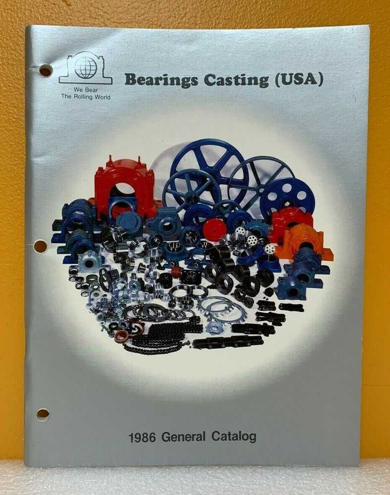 Bearings Casting (USA) 1986 General Catalog,