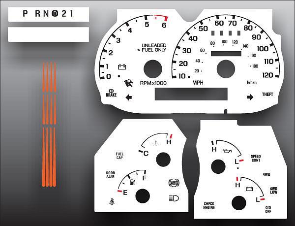 White Face Gauges for 1995 Ford Explorer Ranger Tach