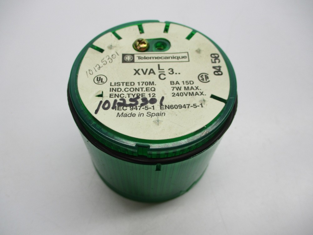 TELEMECANIQUE XVALC3 STACK LIGHT GREEN NSNP