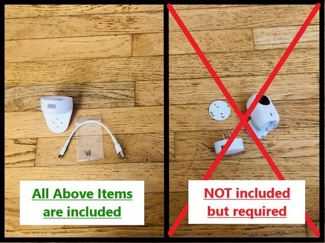Unifi Protect G3 Instant Camera OUTLET Mounting KIT (Right Or Left mounting)