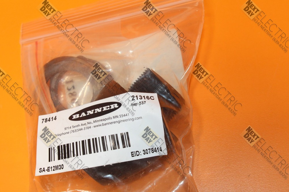 Banner, SA-E12M30, 78414, Lighting Accessory Mounting Base Adapter