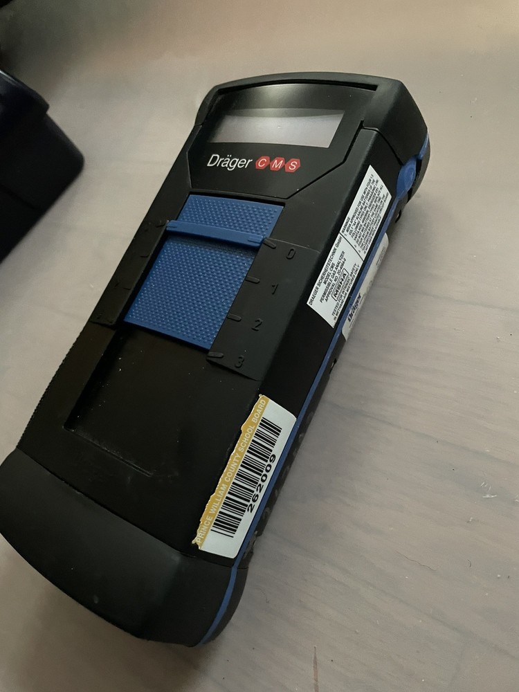 2x DRAGER CMS 6405250 Gas Analyzer Unit Data Recorder Chip Measurement System